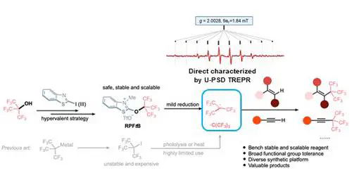 Selective radical-type perfluoro-tert-butylation of unsaturated compounds with a stable and scalable reagent